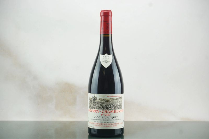 Gevrey-Chambertin Clos Saint Jacques Domaine Armand Rousseau 2010  - Auction LA RAFFINATEZZA DELLA COMPLESSITA' - Fine and Rare Wine - Pandolfini Casa d'Aste