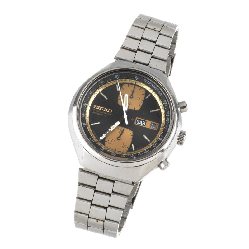 Seiko : SEIKO CRONOGRAFO &quot;JOHN PLAYER SPECIAL&quot; REF. 6138-8030 STAINLESS STEEL WRISTWATCH  - Auction ONLINE AUCTION | WATCHES AND PENS - Pandolfini Casa d'Aste