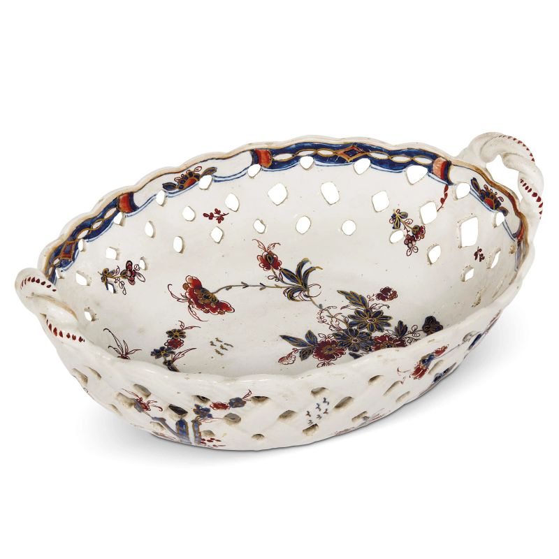 



A BASKET, MILAN, CIRCA 1770-1790  - Auction CERAMICS. MAJOLICA AND PORCELAIN FROM THE RENAISSANCE TO THE 18TH CENTURY - Pandolfini Casa d'Aste