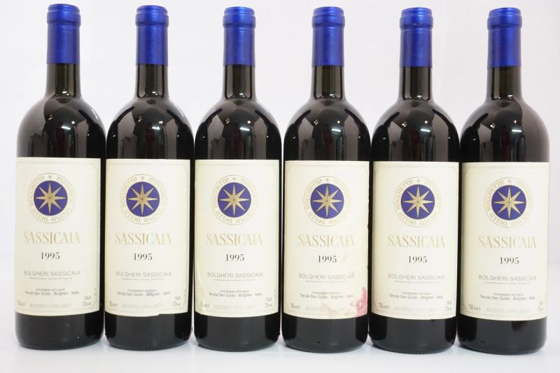      Sassicaia Tenuta San Guido 1995   - Asta Vini Pregiati e Distillati da Collezione - Pandolfini Casa d'Aste