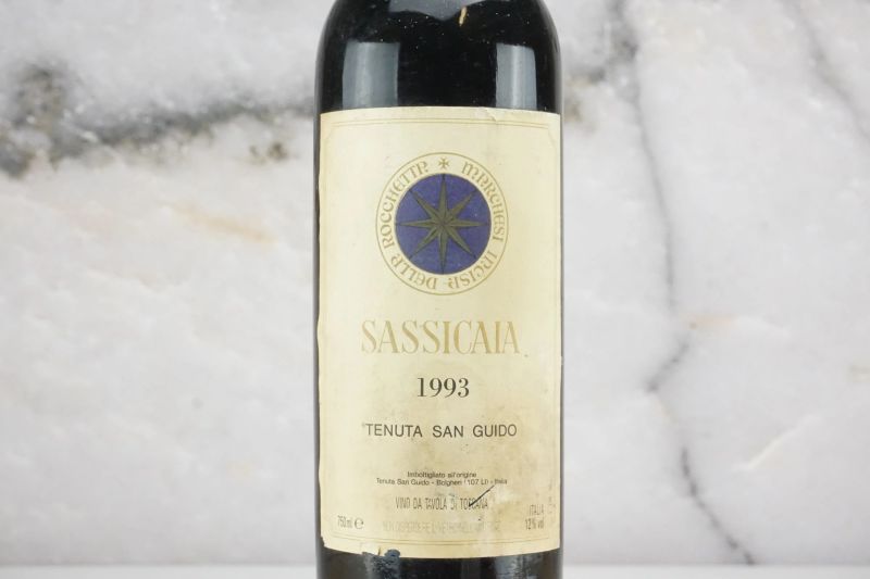 Sassicaia Tenuta San Guido 1993  - Asta Smart Wine 2.0 | Asta Online - Pandolfini Casa d'Aste