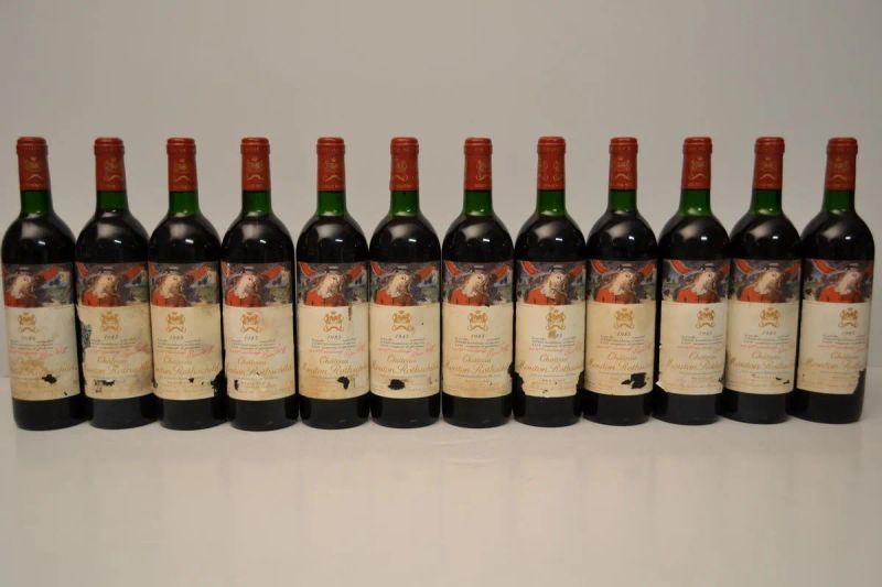 Chateau Mouton Rothschild 1985  - Asta Vini Pregiati e una Straordinaria Selezione dalla Cantina Storica di Masseto - Pandolfini Casa d'Aste