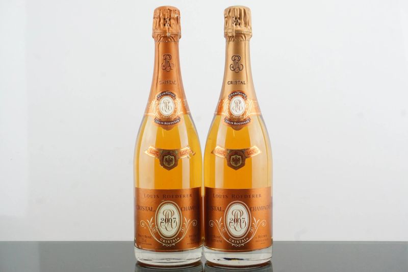 Cristal Ros&eacute; Louis Roederer 2007  - Auction AS TIME GOES BY | Fine and Rare Wine - Pandolfini Casa d'Aste