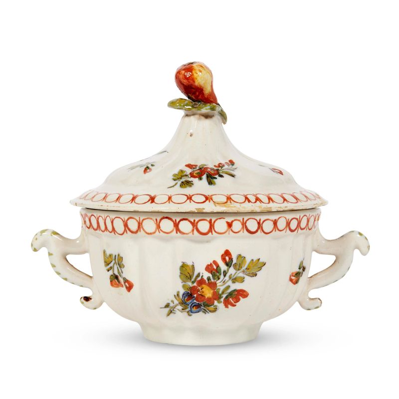 



TAZZA DA BRODO CON COPERCHIO, BASSANO, MANIFATTURA PASQUALE ANTONIBON, 1750-1770 CIRCA  - Asta CERAMICA. MAIOLICHE E PORCELLANE DAL RINASCIMENTO AL SETTECENTO - Pandolfini Casa d'Aste