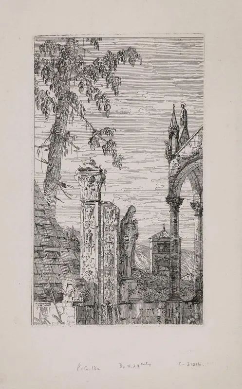 Canal, Giovanni Antonio detto Canaletto  - Asta Disegni e stampe dal XVI al XX secolo - Libri e Autografi - Pandolfini Casa d'Aste