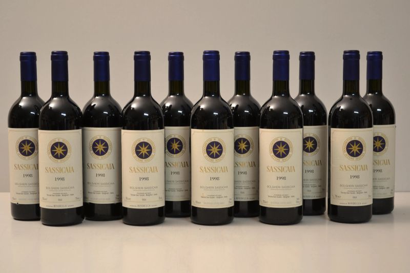 Sassicaia Tenuta San Guido 1998  - Auction the excellence of italian and international wines from selected cellars - Pandolfini Casa d'Aste