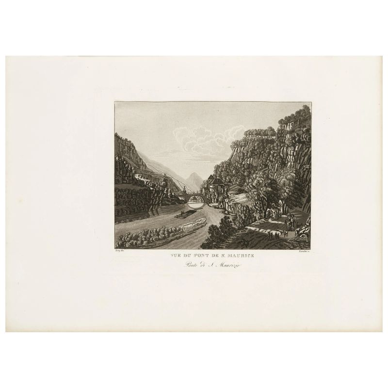 [Lory]. Tableau historique et pittoresque de la route du Simplon de Genève a Milan. Milano, Artaria, 1824.  - Asta LIBRI, MANOSCRITTI, AUTOGRAFI E STAMPE - Pandolfini Casa d'Aste