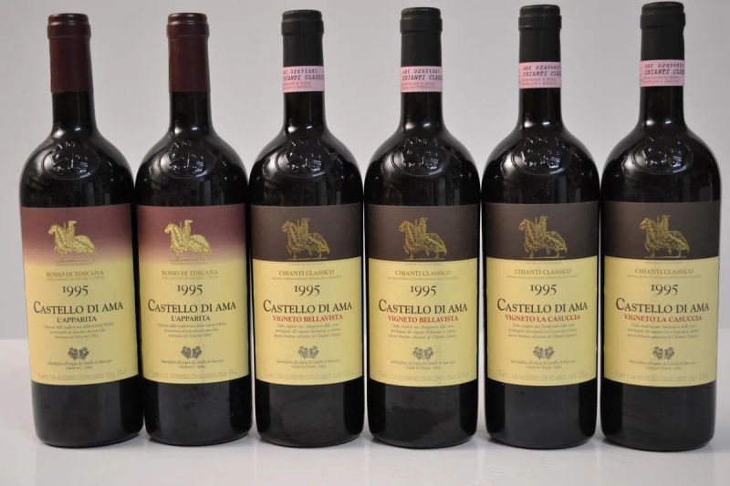 Selezione Castello di Ama 1995                                              - Auction finest and rarest wines - Pandolfini Casa d'Aste