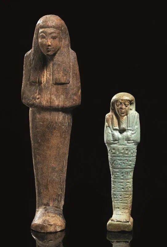 DUE USHABTI  - Auction Antiquities - Pandolfini Casa d'Aste