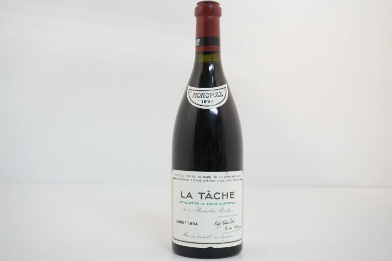 La T&acirc;che Domaine de la Roman&eacute;e Conti 1994  - Auction FINE WINES AND SPIRITS - Pandolfini Casa d'Aste