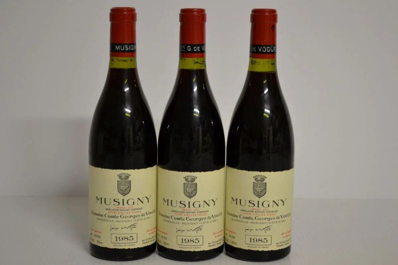 Musigny Vieilles Vignes Domaine Comte Georges de Vogue 1985  - Auction Finest and Rarest Wines - Pandolfini Casa d'Aste