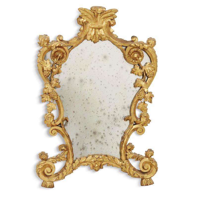A ROMAN MIRROR, 18TH CENTURY  - Auction furniture and works of art - Pandolfini Casa d'Aste