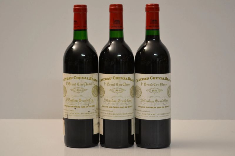 Chateau Cheval Blanc 1986  - Asta L'Eccellenza dei Vini Italiani ed Esteri da Cantine selezionate - Pandolfini Casa d'Aste