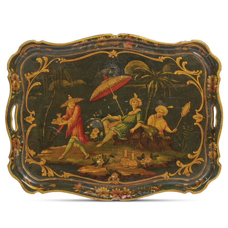 A VENETIAN TRAY, 19TH CENTURY  - Auction furniture and works of art - Pandolfini Casa d'Aste