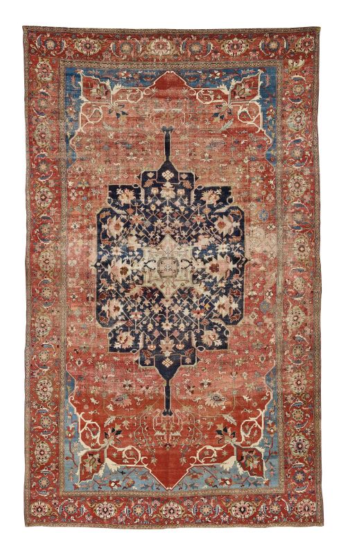      TAPPETO SERAPI, PERSIA, 1850    - Auction important antique rugs - Pandolfini Casa d'Aste