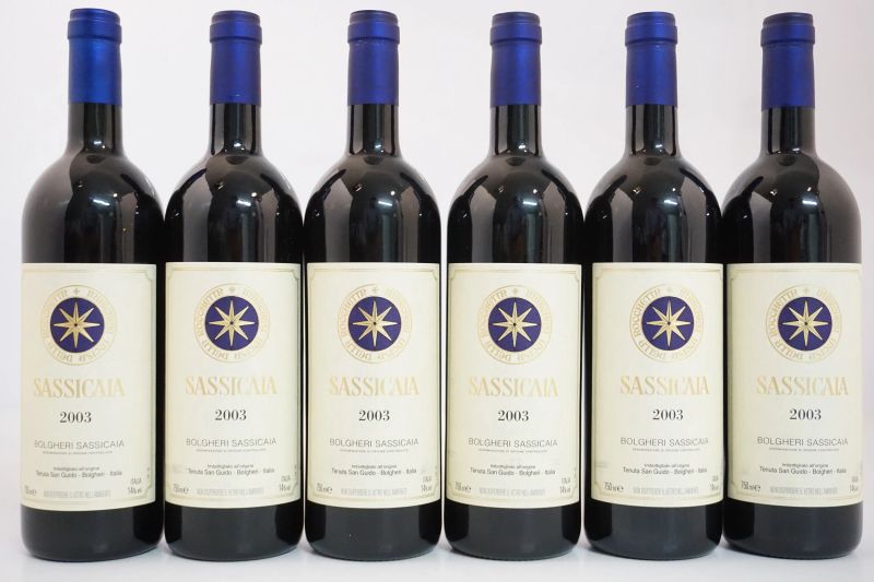      Sassicaia Tenuta San Guido 2003   - Auction Wine&Spirits - Pandolfini Casa d'Aste