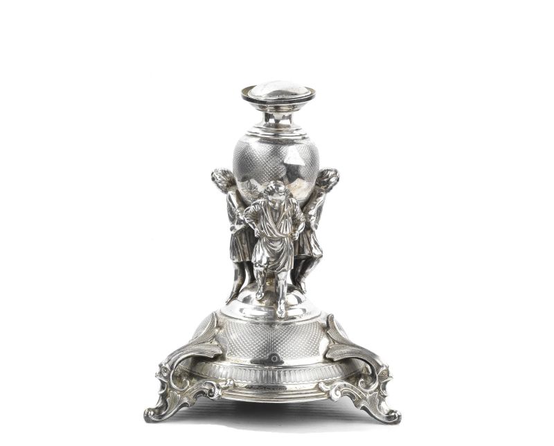     BASE PER CANDELIERE, FINE SECOLO XIX   - Auction Online Auction | Silver - Pandolfini Casa d'Aste