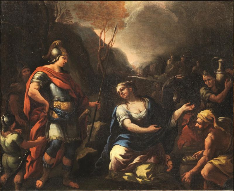 Seguace di Luca Giordano, fine del sec. XVII  - Auction 16TH TO 20TH CENTURY PAINTINGS - Pandolfini Casa d'Aste
