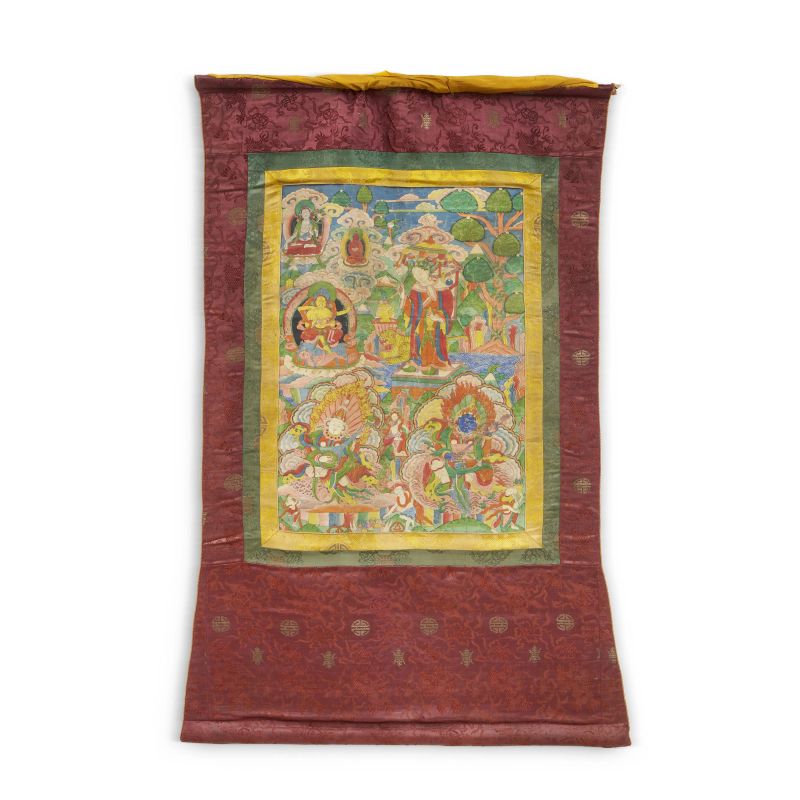 



A TIBETAN THANGKA PAINTING, 19TH CENTURY   - Asta Arte Orientale | 东方艺术 - Pandolfini Casa d'Aste