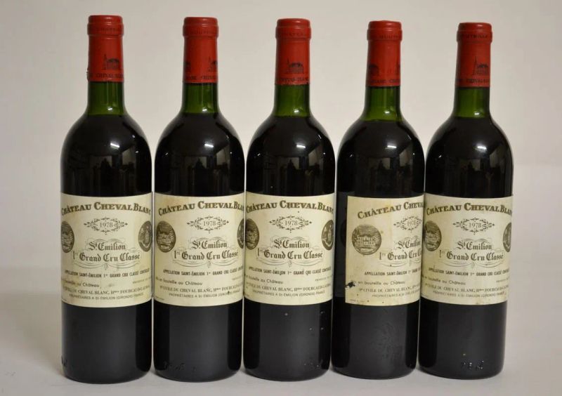 Ch&acirc;teau Cheval Blanc 1978  - Auction PANDOLFINI FOR EXPO 2015: Finest and rarest wines - Pandolfini Casa d'Aste