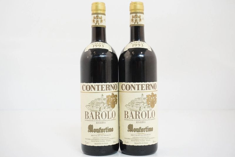 Barolo Monfortino Riserva Giacomo Conterno 1993  - Asta VINI PREGIATI E DISTILLATI DA COLLEZIONE - Pandolfini Casa d'Aste