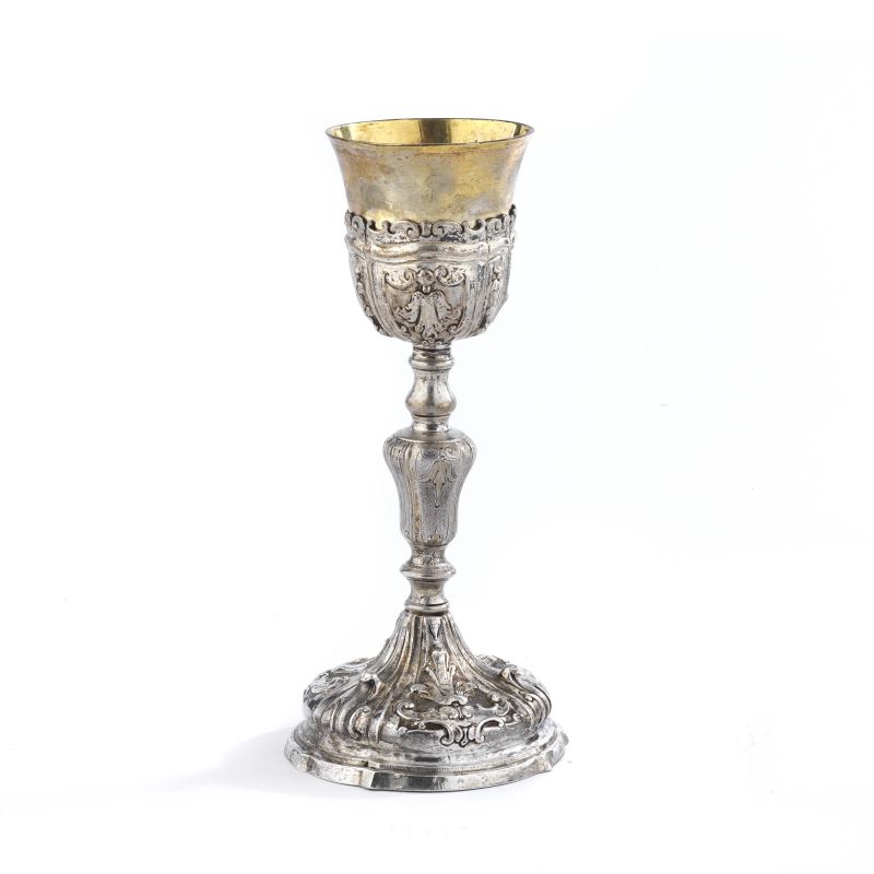 A SILVER CALICE, CENTRAL ITALY, MID-18TH CENTURY  - Auction ITALIAN AND EUROPEAN SILVER - Pandolfini Casa d'Aste