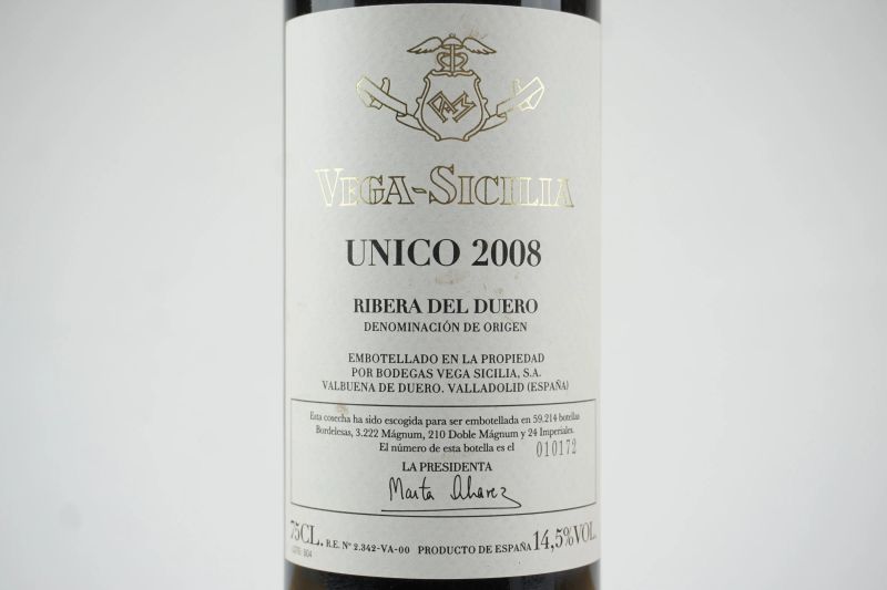 Unico Vega Sicilia 2008  - Auction ONLINE AUCTION | Smart Wine - Pandolfini Casa d'Aste
