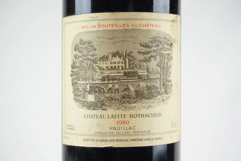      Château Lafite Rothschild 1980   - Auction ONLINE AUCTION | Smart Wine & Spirits - Pandolfini Casa d'Aste