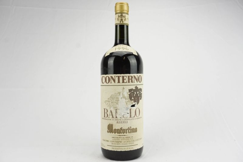      Barolo Monfortino Riserva Giacomo Conterno 1996   - Auction Il Fascino e l'Eleganza - A journey through the best Italian and French Wines - Pandolfini Casa d'Aste