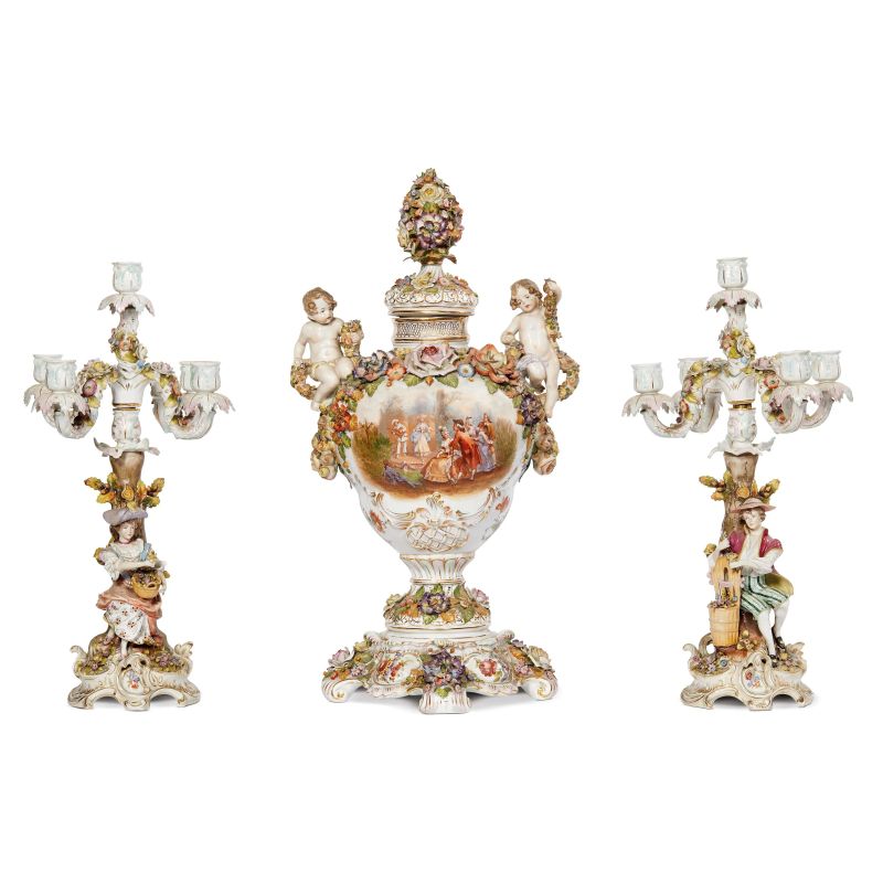 



A GERMAN TRIPTYCH, 19TH CENTURY  - Auction INTERNATIONAL FINE ART - Pandolfini Casa d'Aste