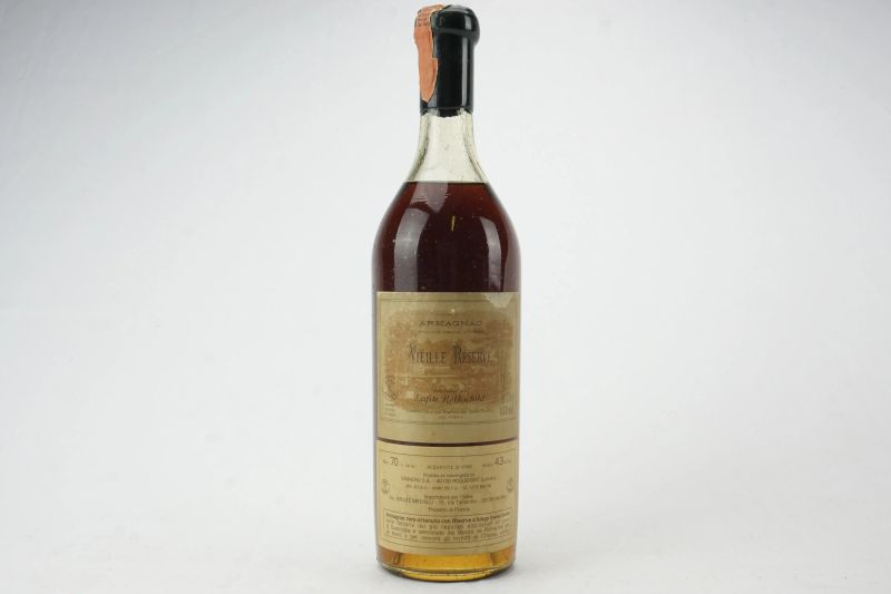      Armagnac Vieille Reserve Domaines Baron de Rothschild   - Asta Whisky e Distillati da Collezione - Pandolfini Casa d'Aste