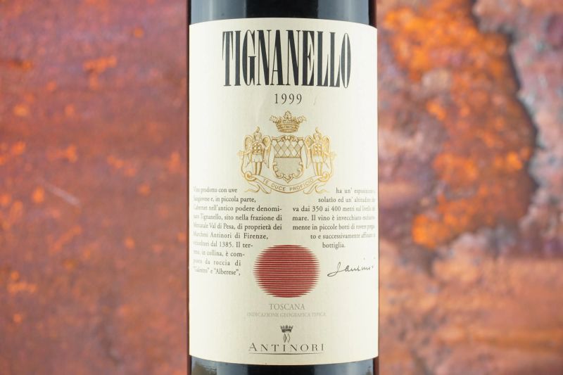Tignanello Antinori 1999  - Auction Smart Wine 2.0 | Summer Edition - Pandolfini Casa d'Aste