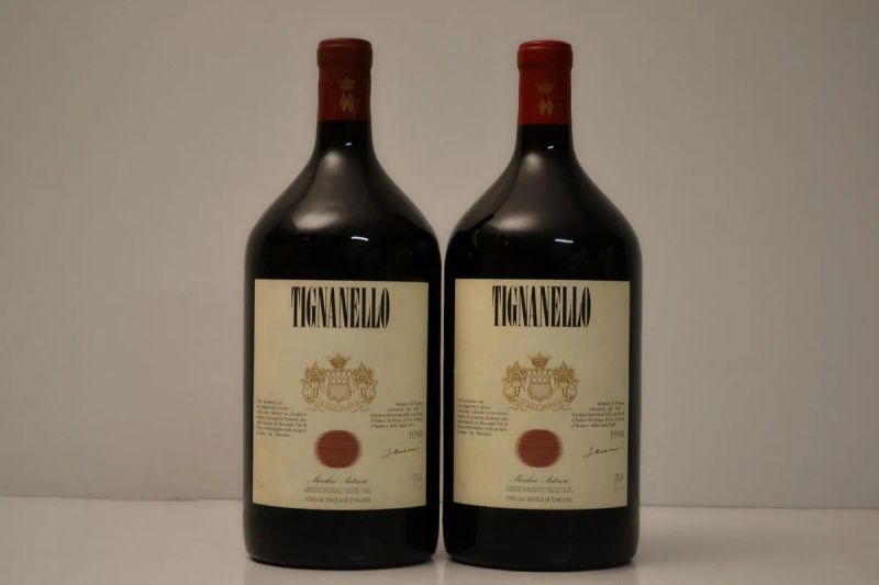 Tignanello Antinori 1990  - Auction FINE WINES FROM IMPORTANT ITALIAN CELLARS - Pandolfini Casa d'Aste