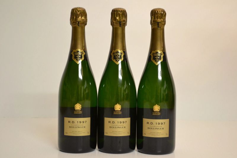 Bollinger R.D. 1997  - Auction A Prestigious Selection of Wines and Spirits from Private Collections - Pandolfini Casa d'Aste