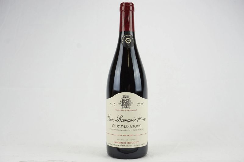      Vosne Roman&eacute;e Au Cros Parantoux Domaine Emmanuel Rouget 2016   - Auction Il Fascino e l'Eleganza - A journey through the best Italian and French Wines - Pandolfini Casa d'Aste