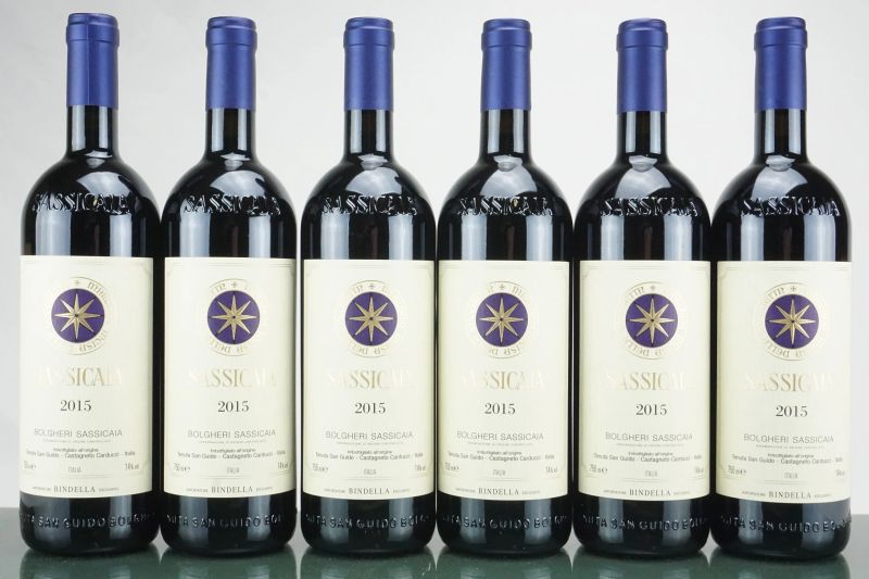 Sassicaia Tenuta San Guido 2015  - Auction L'Essenziale - Fine and Rare Wine - Pandolfini Casa d'Aste