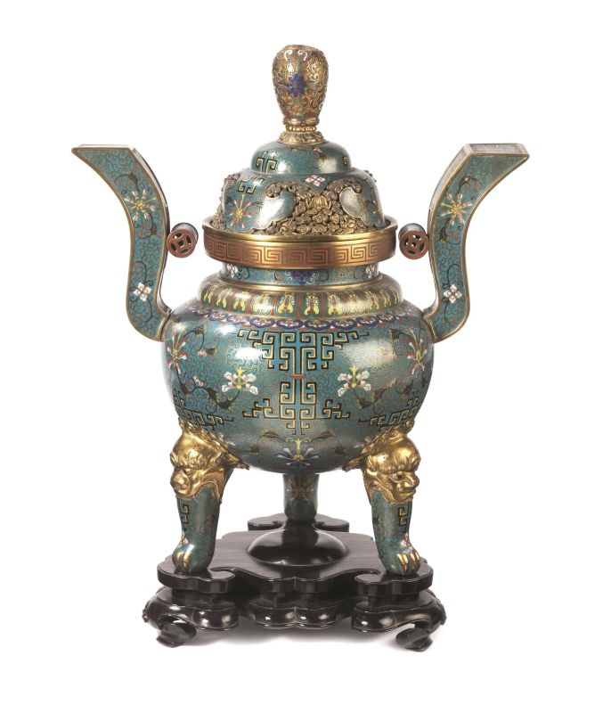 INCENSIERE, CINA, SEC. XX  - Auction Asian Art - Pandolfini Casa d'Aste