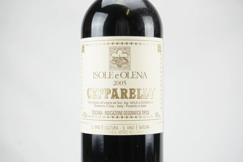      Cepparello Isole e Olena 2005   - Auction ONLINE AUCTION | Smart Wine & Spirits - Pandolfini Casa d'Aste