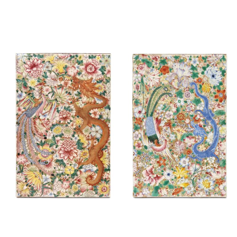 TWO PLATES, CHINA, QING DYNASTY, 19TH CENTURY  - Auction Asian Art | &#19996;&#26041;&#33402;&#26415; - Pandolfini Casa d'Aste