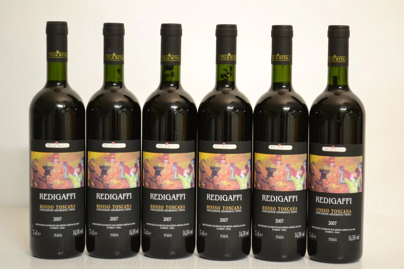 Redigaffi Tua Rita 2007  - Asta Una Prestigiosa Selezione di Vini e Distillati da Collezioni Private - Pandolfini Casa d'Aste