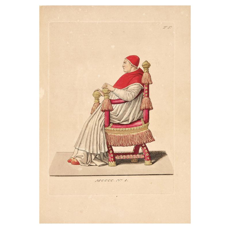 Bonnard, Camille. Costumi dei secoli XIII, XIV e XV. Roma, Salviucci, 1828.  - Asta LIBRI, MANOSCRITTI, AUTOGRAFI E STAMPE - Pandolfini Casa d'Aste