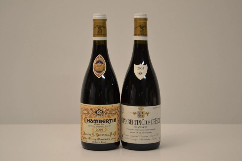 Selezione Domaine Armand Rousseau 2005  - Asta Una Eccezionale Selezione di Vini e Distillati Internazionali da Collezioni Private - Pandolfini Casa d'Aste