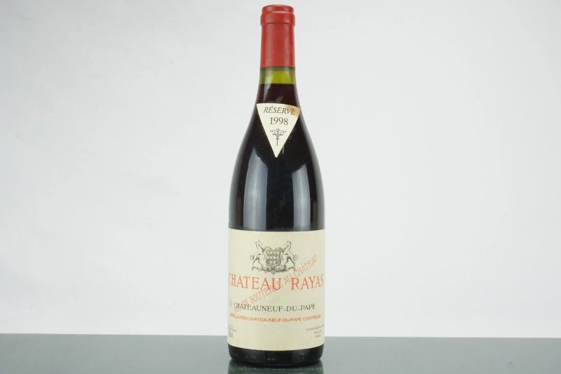 Ch&acirc;teauneuf-du-Pape R&eacute;serv&eacute; Ch&acirc;teau Rayas 1998  - Auction L'Essenziale - Fine and Rare Wine - Pandolfini Casa d'Aste