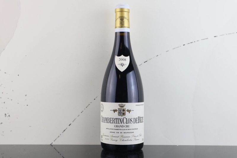 



Chambertin Clos de B&egrave;ze Domaine Armand Rousseau 2008  - Asta FORMA - Vini Pregiati e da Collezione - Pandolfini Casa d'Aste