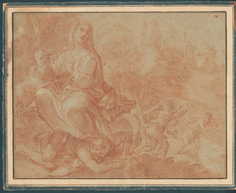 Scuola emilaina, sec. XVII  - Auction Works on paper: 15th to 19th century drawings, paintings and prints - Pandolfini Casa d'Aste