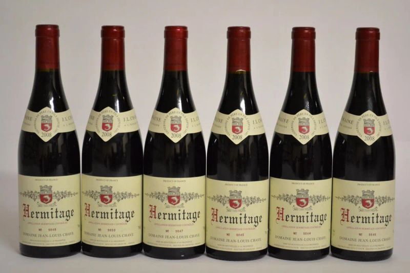 Hermitage Rosso Domaine Jean Louis Chave 2008  - Asta PANDOLFINI PER EXPO 2015: VINI PREGIATI E DA COLLEZIONE - Pandolfini Casa d'Aste