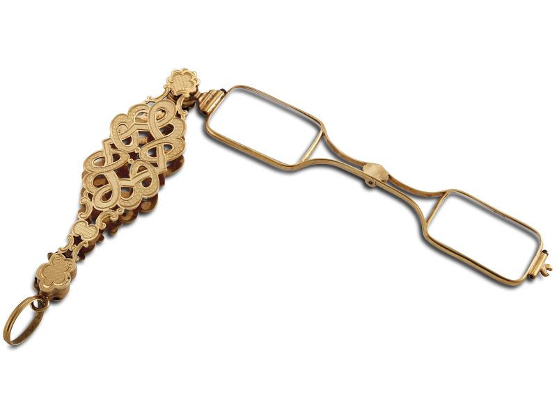 LORGNETTE IN ORO GIALLO  - Asta GIOIELLI - Pandolfini Casa d'Aste