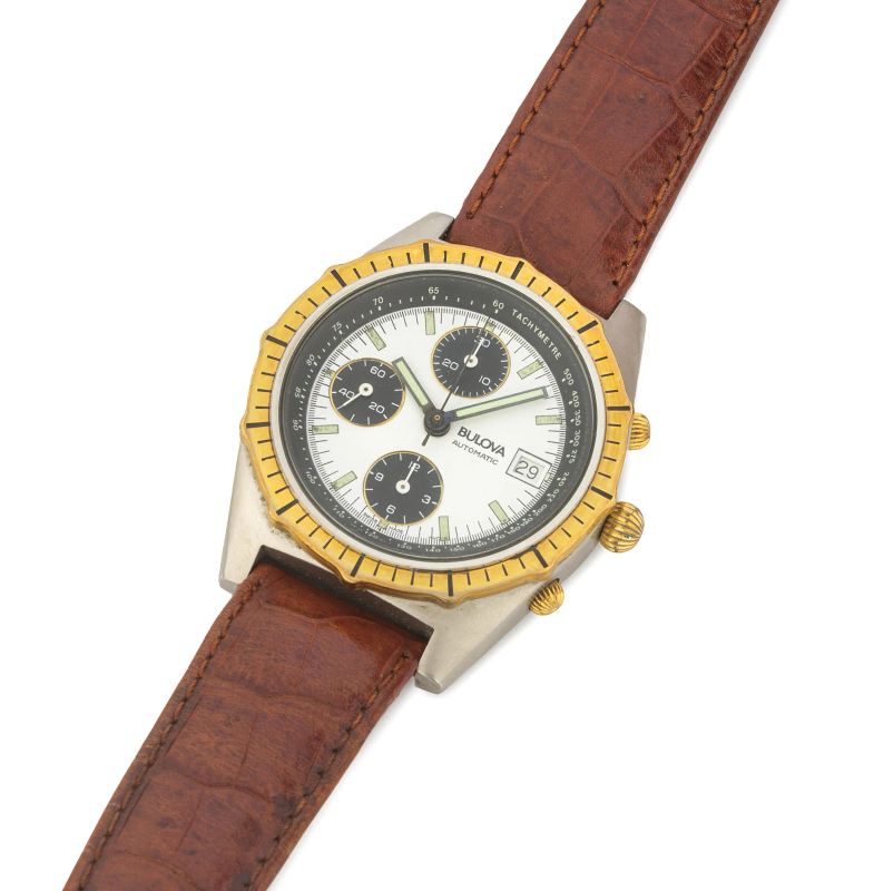 Bulova : BULOVA CRONOGRAFO   - Asta ARCADE |  OROLOGI E PENNE DA COLLEZIONE - Pandolfini Casa d'Aste