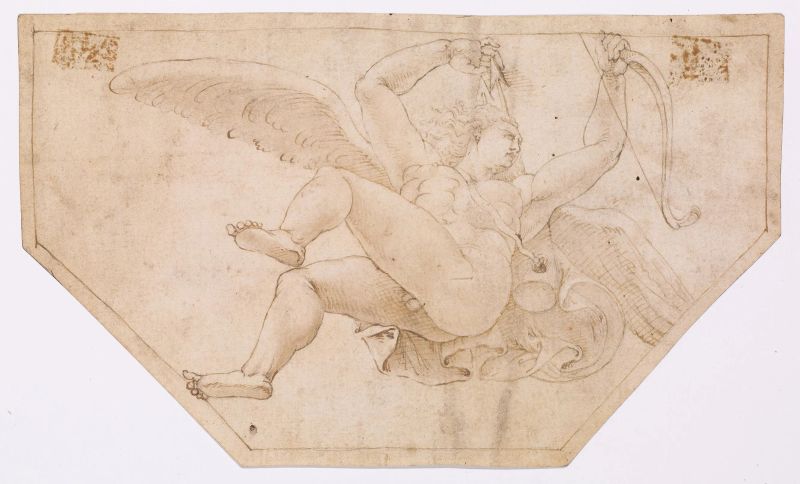      Scuola dell'Italia centrale, seconda met&agrave; sec. XVI&nbsp;    - Auction Works on paper: 15th to 19th century drawings, paintings and prints - Pandolfini Casa d'Aste