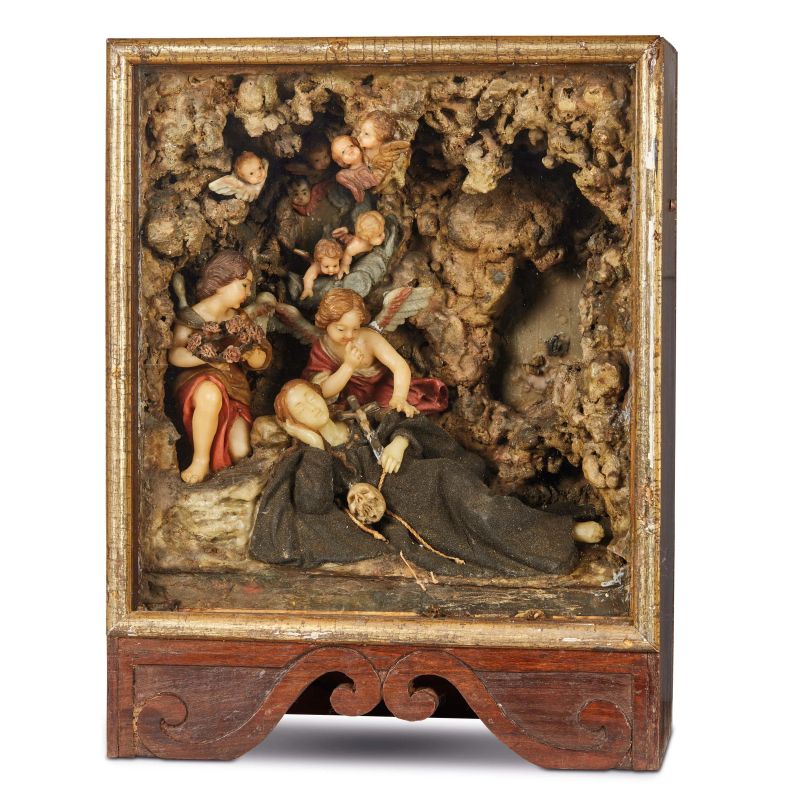 



Sicilian ceroplast, 18th century, the ecstasy of Saint Rosalia, polychrome painted wax   - Auction SCULPTURES AND WORKS OF ART FROM MIDDLE AGE TO 19TH CENTURY - Pandolfini Casa d'Aste
